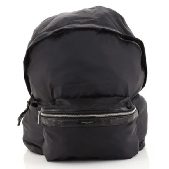 YSL Saint Laurent Foldable Nylon Backpack - Picture 4 of 14